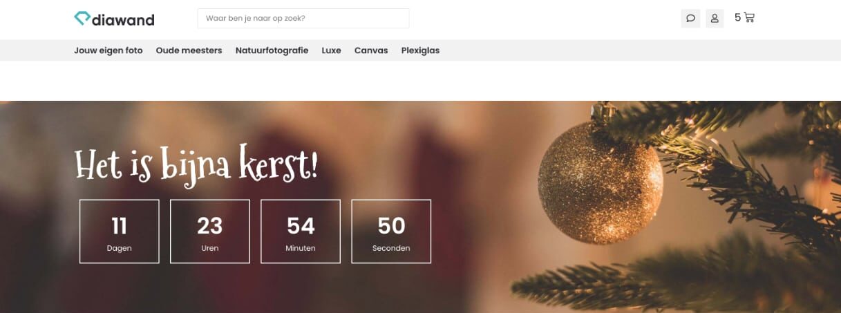 Voeg een kerstcountdown-timer toe aan je homepage